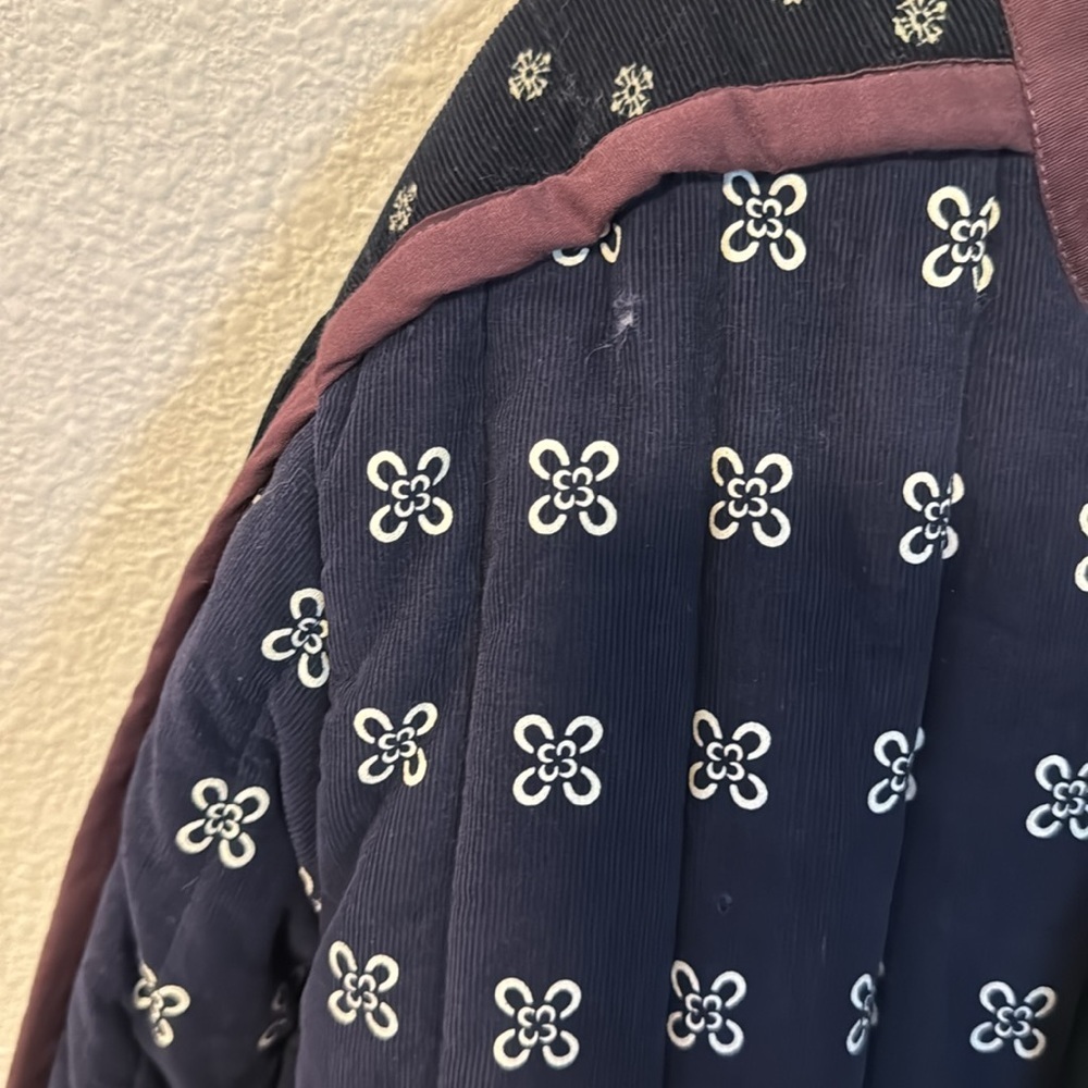 Patterned Velvet Quilted Jacket - Picture 4 of 7